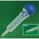 Seringa de irrigação com bolbo